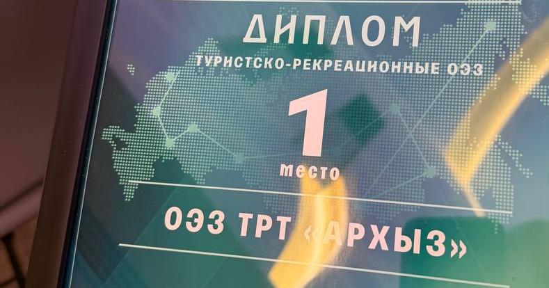 Курорт «Архыз» снова признан лучшей туристической ОЭЗ России